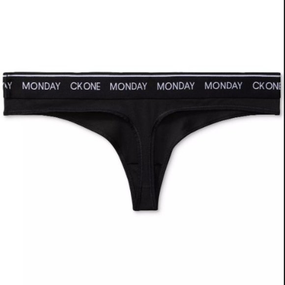 NWT Calvin Klein CK One Days of the Week Thong Panties MSRP $55 - Picture 7 of 10